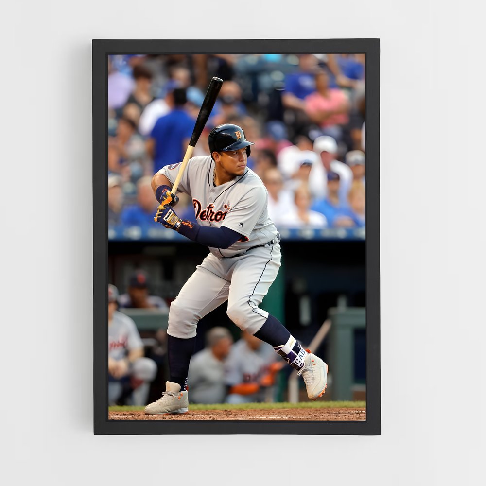 Poster Miguel en Action – affiche Baseball (vue 2)